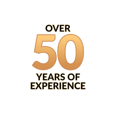Over 50 years of experience